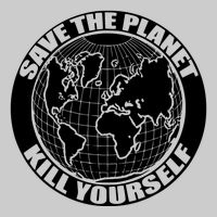 Save The Planet Kill Yourself Tie-Dye T-Shirt