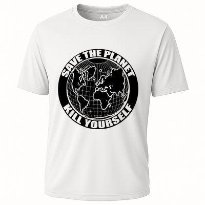 Save The Planet Kill Yourself Performance Shirt