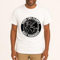 Save The Planet Kill Yourself Tall T-Shirt
