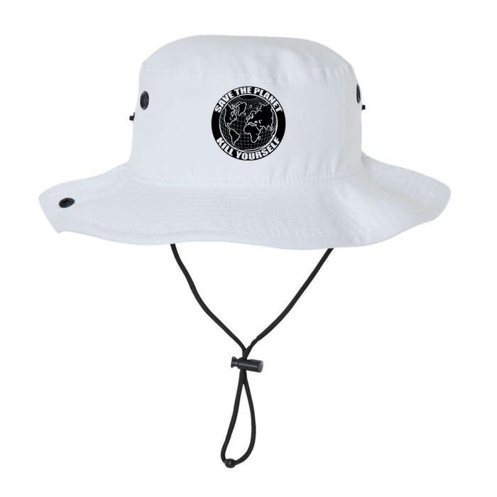 Save The Planet Kill Yourself Bucket Hat