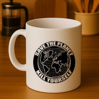 Save The Planet Kill Yourself Mug