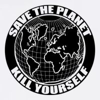 Save The Planet Kill Yourself Poster