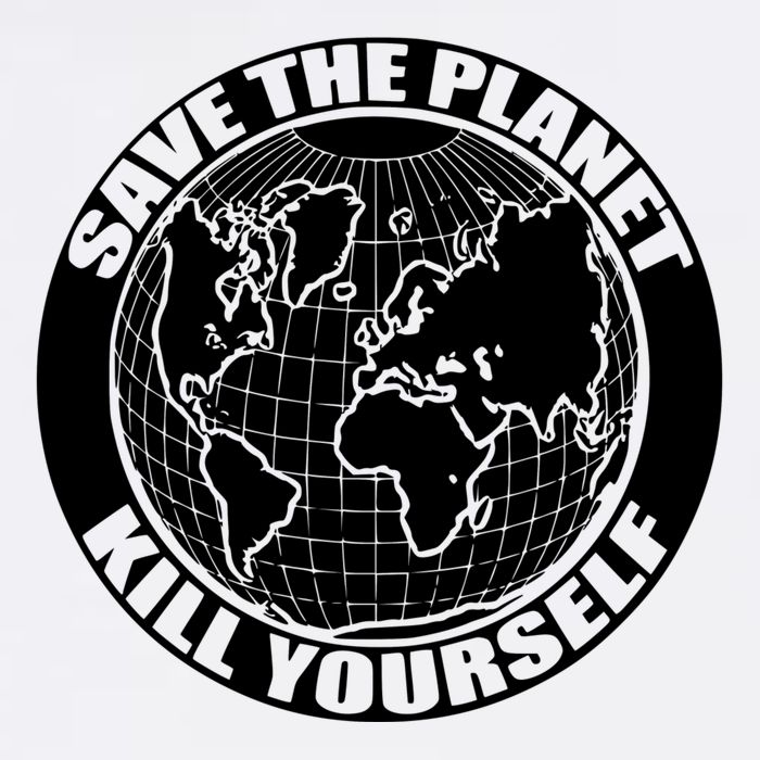 Save The Planet Kill Yourself Poster