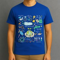 Save The Planet Reduce Reuse Recycle Earth Day Environmental T-Shirt