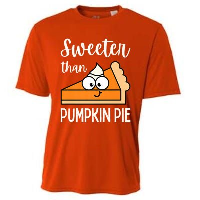 Sweeter Than Pumpkin Pie Adult Gift Cooling Performance Crew T-Shirt