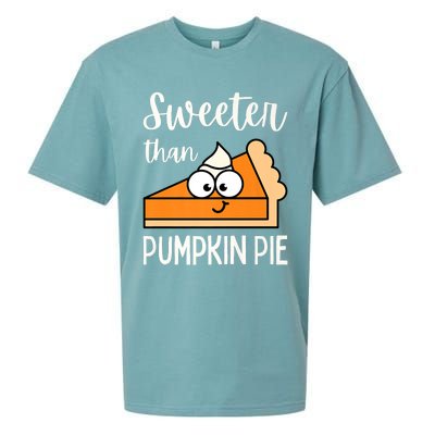 Sweeter Than Pumpkin Pie Adult Gift Sueded Cloud Jersey T-Shirt