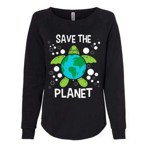 Save The Planet Environmental Protection Earth Day Climate Womens California Wash Sweatshirt