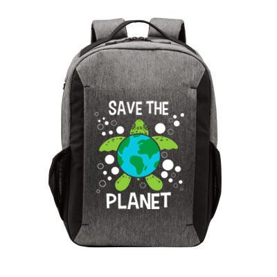 Save The Planet Environmental Protection Earth Day Climate Vector Backpack