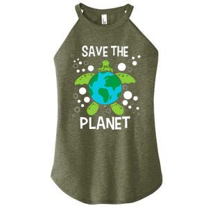 Save The Planet Environmental Protection Earth Day Climate Women's Perfect Tri Rocker Tank