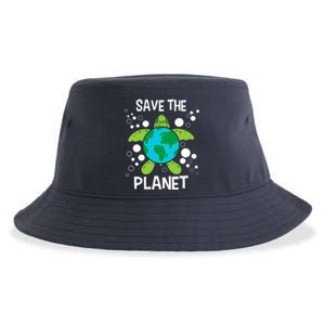 Save The Planet Environmental Protection Earth Day Climate Sustainable Bucket Hat