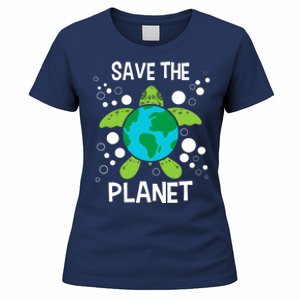 Save The Planet Environmental Protection Earth Day Climate Women's T-Shirt