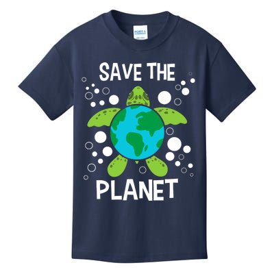 Save The Planet Environmental Protection Earth Day Climate Kids T-Shirt