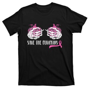 Save The Pumpkins Breast Cancer Awareness Halloween T-Shirt