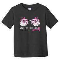 Save The Pumpkins Breast Cancer Awareness Halloween Toddler T-Shirt