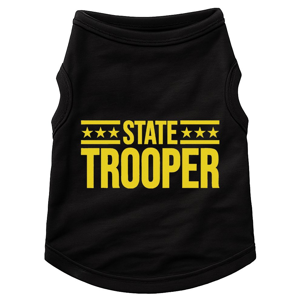 State Trooper Police Uniform Costume Doggie Tank