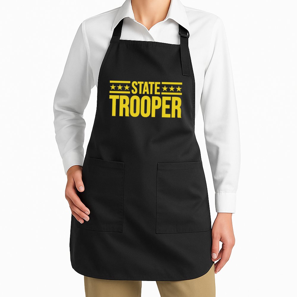 State Trooper Police Uniform Costume Apron