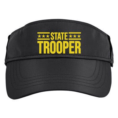 State Trooper Police Uniform Costume Adult Drive Performance Visor