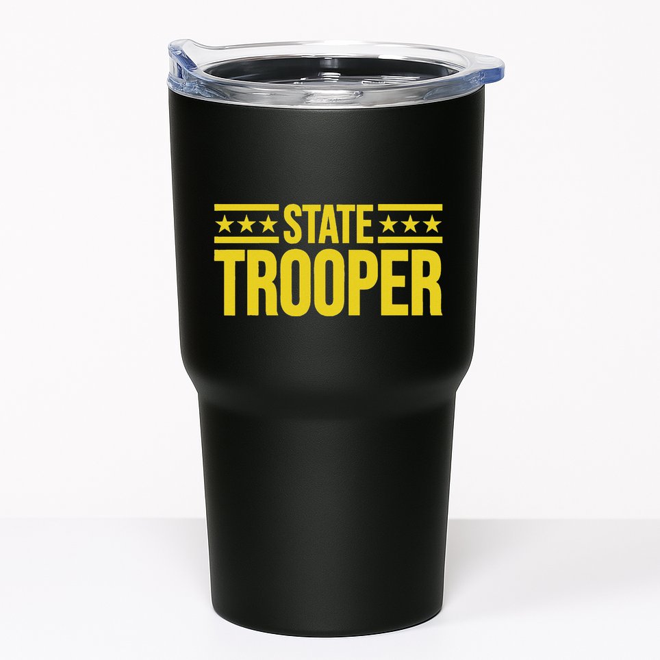 State Trooper Police Uniform Costume Tumbler