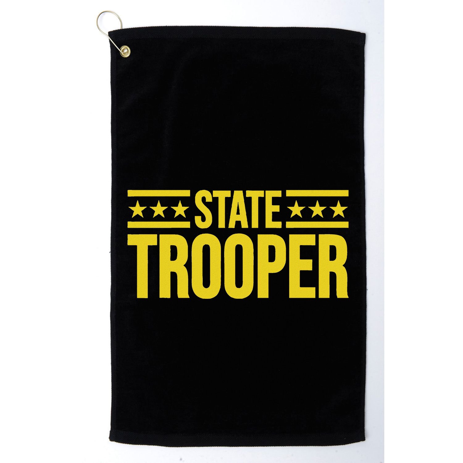 State Trooper Police Uniform Costume Golf Towel