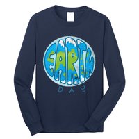 Save The Planet Earth Day Love Nature Awareness Pocket Long Sleeve Shirt