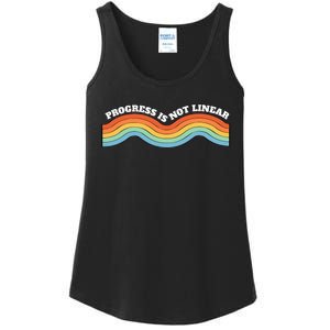 Sped Teacher Progress Is Not Linear Bsba Rbt Aba Therapist Ladies Essential Tank