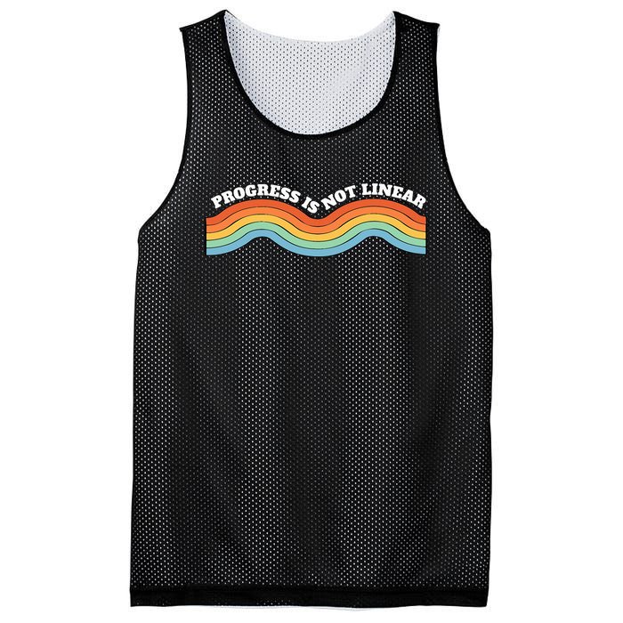 Sped Teacher Progress Is Not Linear Bsba Rbt Aba Therapist Mesh Reversible Basketball Jersey Tank