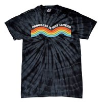 Sped Teacher Progress Is Not Linear Bsba Rbt Aba Therapist Tie-Dye T-Shirt