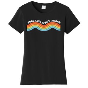 Sped Teacher Progress Is Not Linear Bsba Rbt Aba Therapist Women's T-Shirt