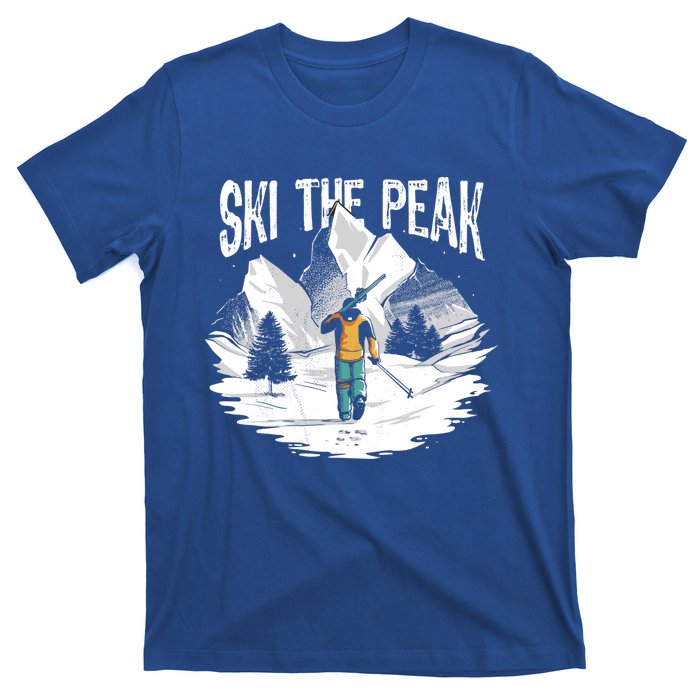 Ski The Peak Eat Sleep Ski Repeat Gift T-Shirt