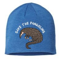 Save The Pangolins Gift Wildlife Conservation Gift Sustainable Beanie