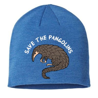 Save The Pangolins Gift Wildlife Conservation Gift Sustainable Beanie