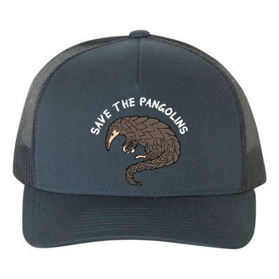 Save The Pangolins Gift Wildlife Conservation Gift Yupoong Adult 5-Panel Trucker Hat