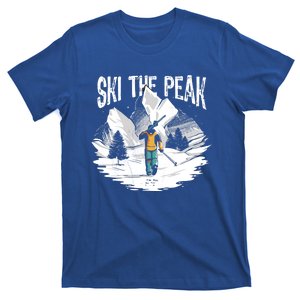 Ski The Peak Eat Sleep Ski Repeat Gift T-Shirt