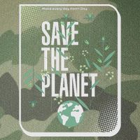 Save The Planet Make Every Day Earth Day Legacy Tie Dye Trucker Hat