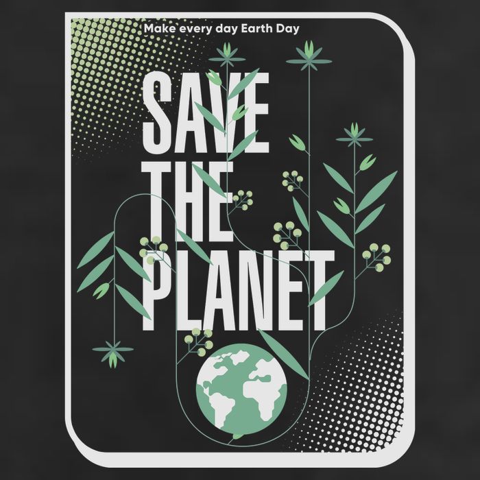 Save The Planet Make Every Day Earth Day 7 Panel Mesh Trucker Snapback Hat