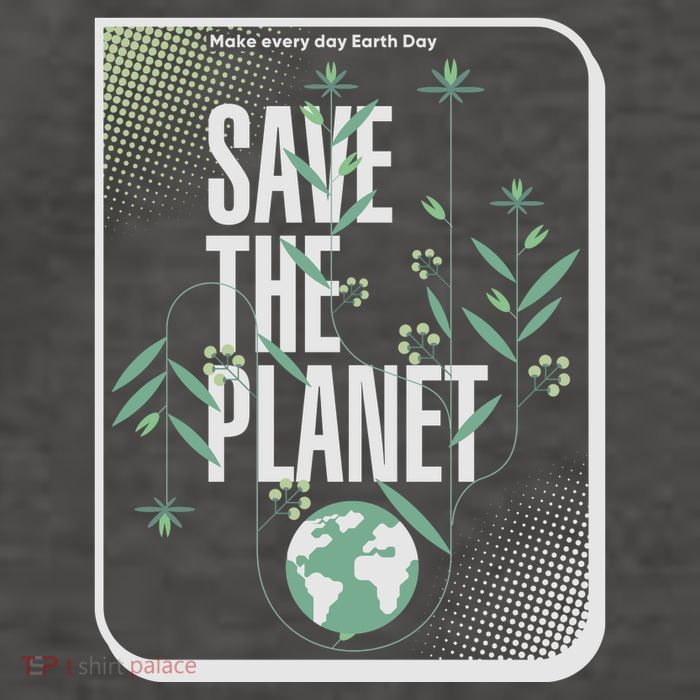 Save The Planet Make Every Day Earth Day Vector Backpack