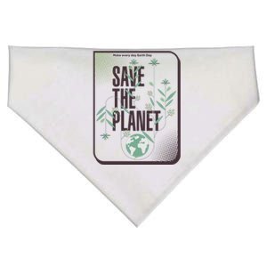 Save The Planet Make Every Day Earth Day USA-Made Doggie Bandana