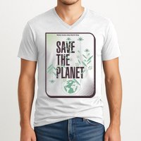 Save The Planet Make Every Day Earth Day V-Neck T-Shirt