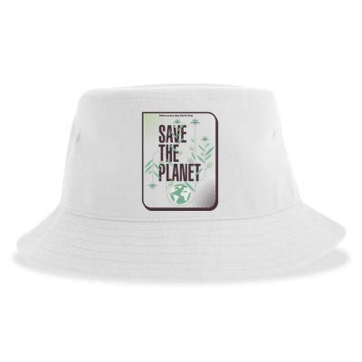Save The Planet Make Every Day Earth Day Sustainable Bucket Hat