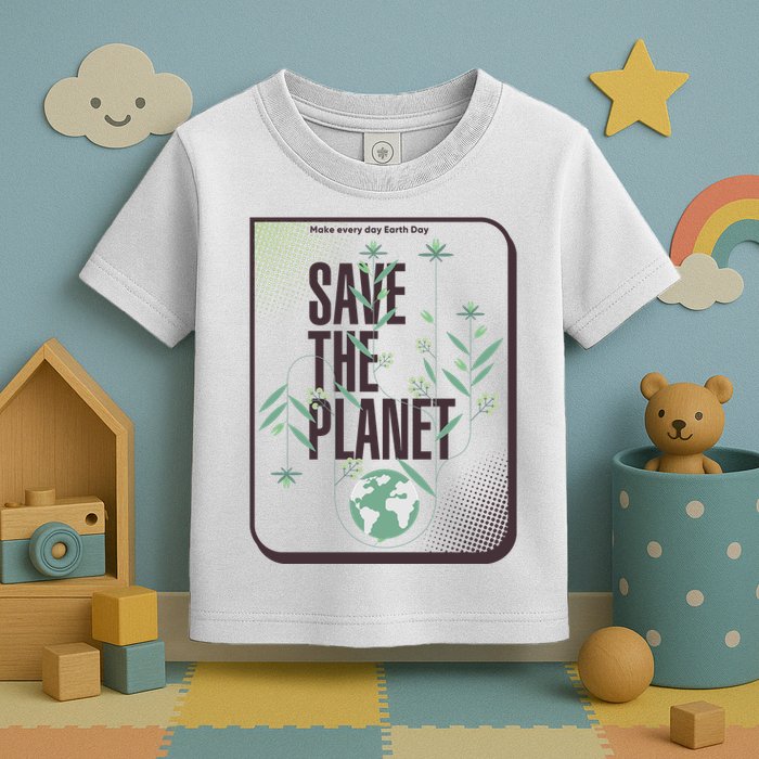 Save The Planet Make Every Day Earth Day Toddler T-Shirt