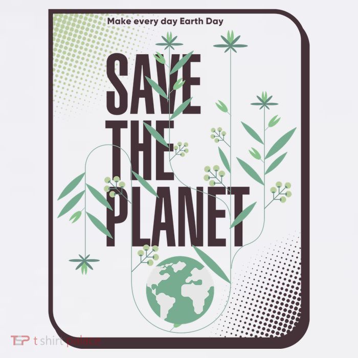 Save The Planet Make Every Day Earth Day Short Acrylic Beanie