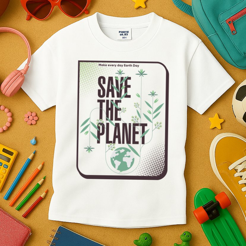 Save The Planet Make Every Day Earth Day Kids T-Shirt