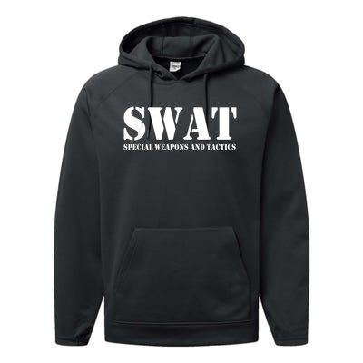 SWAT Team Police SWAT Team Performance Fleece Hoodie