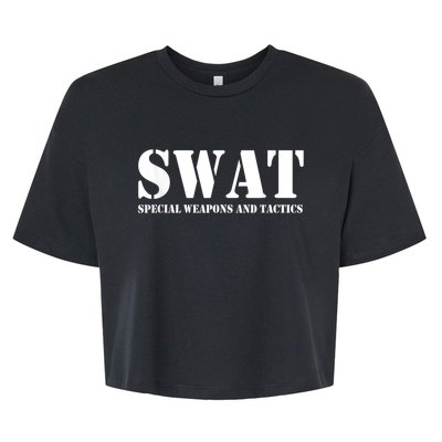 SWAT Team Police SWAT Team Bella+Canvas Jersey Crop Tee