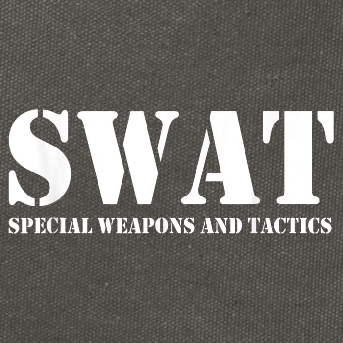 SWAT Team Police SWAT Team Cotton Canvas Backpack