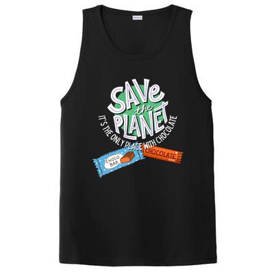 Save The Planet On Earth Day Loves Sweet Chocolate Candy Bar Cool Gift PosiCharge Competitor Tank