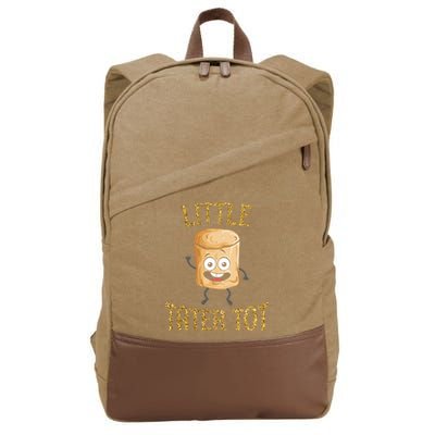 Small Tater Potato Cool Gift Cotton Canvas Backpack