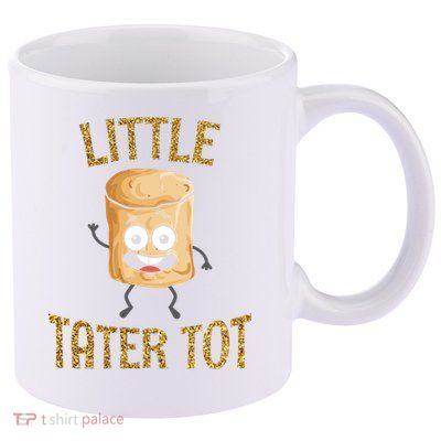 Small Tater Potato Cool Gift 11oz C Handle Ceramic Mug
