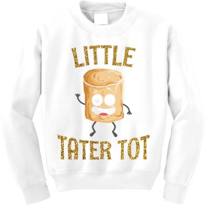 Small Tater Potato Cool Gift Kids Sweatshirt