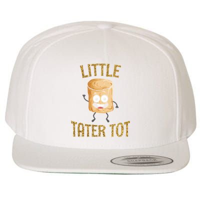 Small Tater Potato Cool Gift Wool Snapback Cap